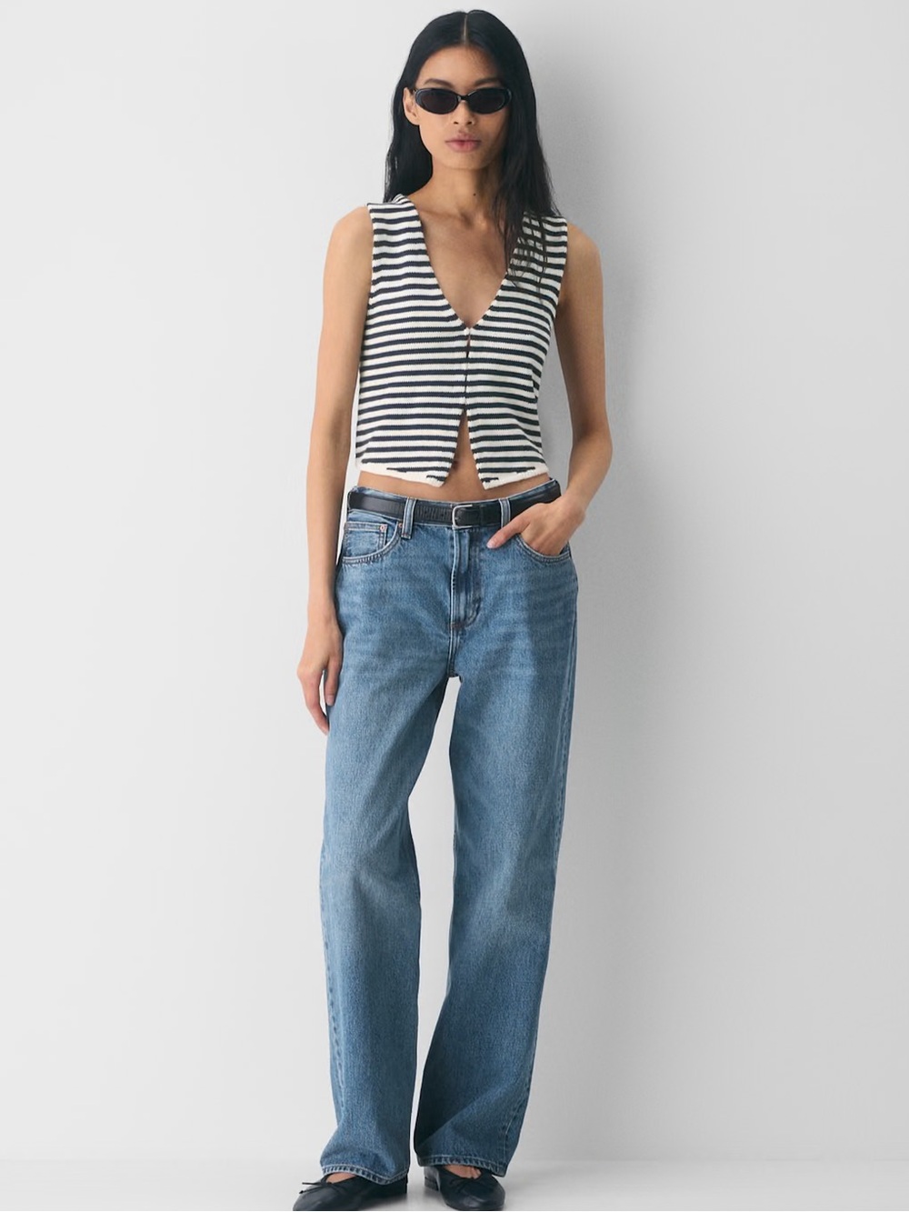 Aritzia Wilfred Cotton Charm™ Basque Sweater Vest